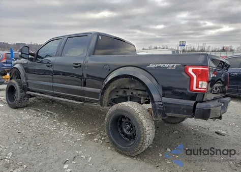2017 Ford F150 Supercrew из США, поврежденный, VIN 1FTFW1EF0HFC62704